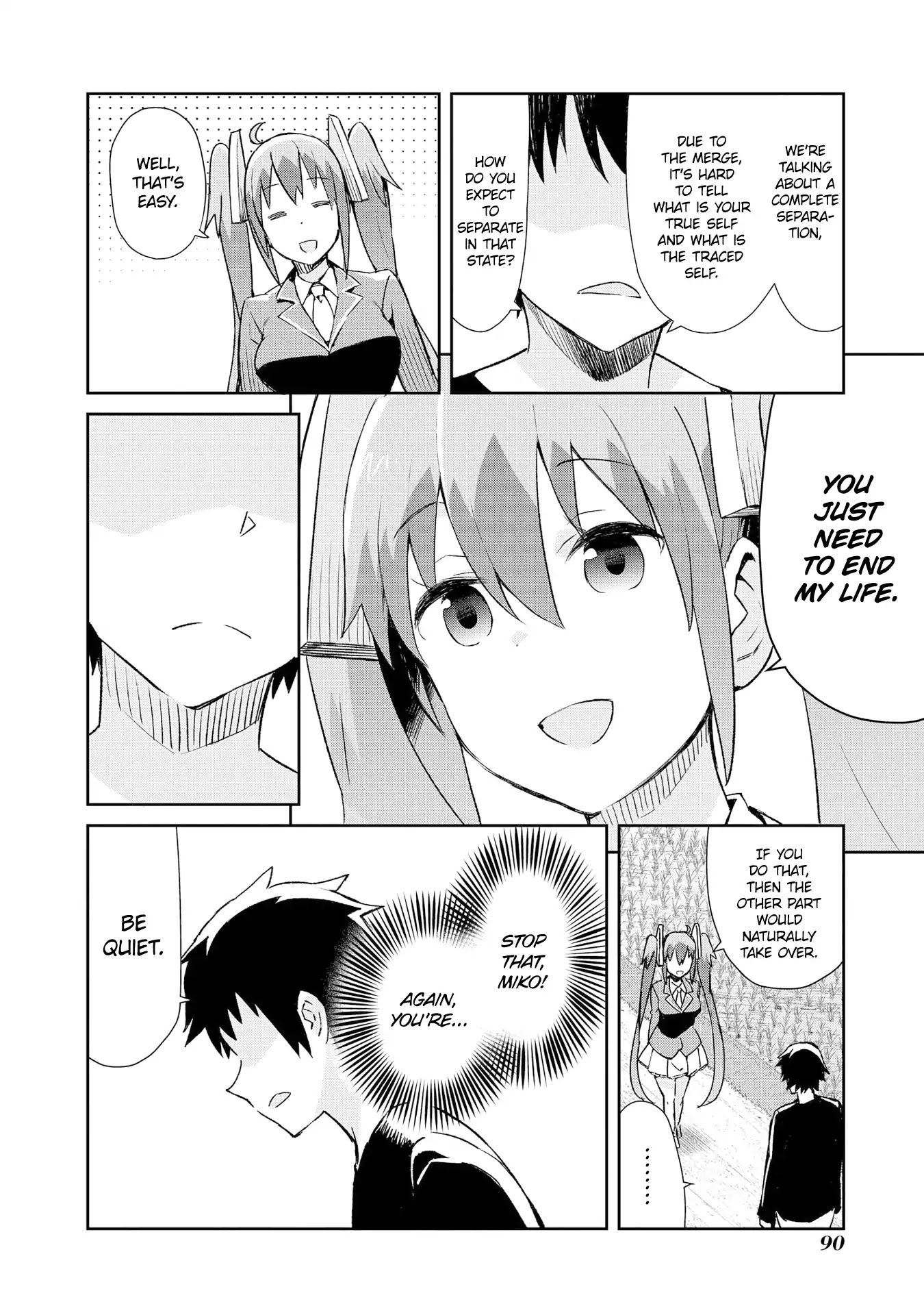 Dioti Manual ~Kamisamatachi no Ren'ai Daikou~ Chapter 12 page 14 - Chapter 12: Love Chain (Back)