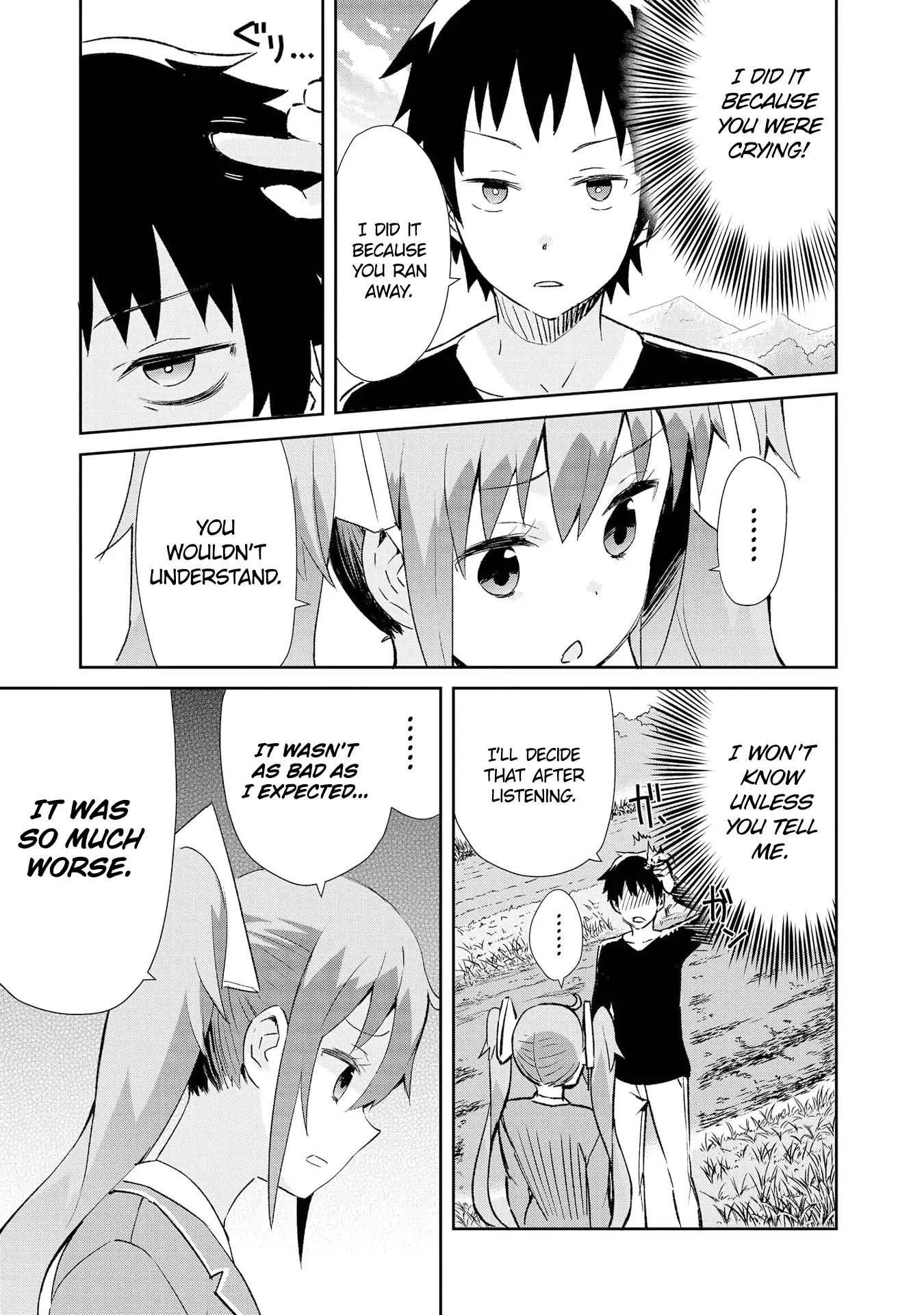 Dioti Manual ~Kamisamatachi no Ren'ai Daikou~ Chapter 12 page 5 - Chapter 12: Love Chain (Back)