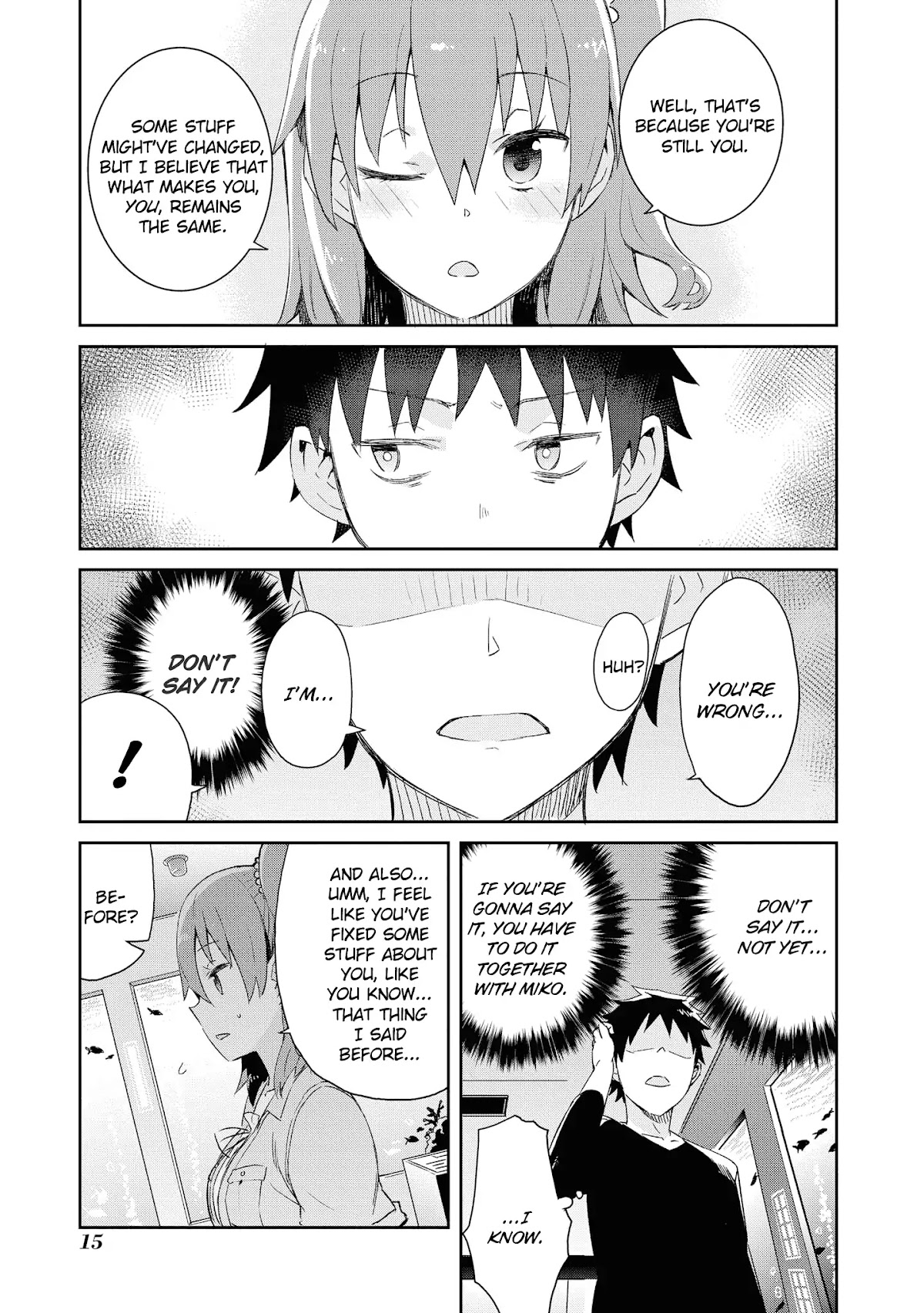 Dioti Manual ~Kamisamatachi no Ren'ai Daikou~ Chapter 16 page 16 - Chapter 16: Little Sister (Front)