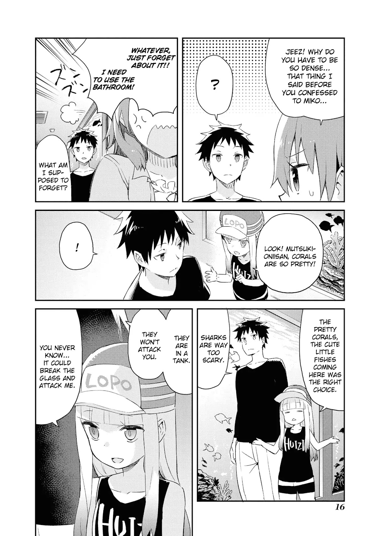 Dioti Manual ~Kamisamatachi no Ren'ai Daikou~ Chapter 16 page 17 - Chapter 16: Little Sister (Front)