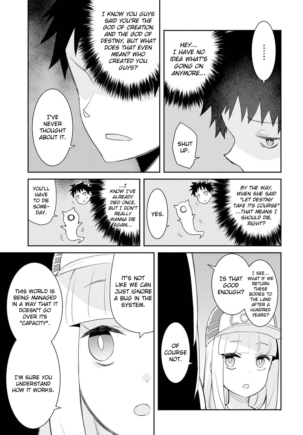 Dioti Manual ~Kamisamatachi no Ren'ai Daikou~ Chapter 17 page 11 - Chapter 17: Little Sister (Back)