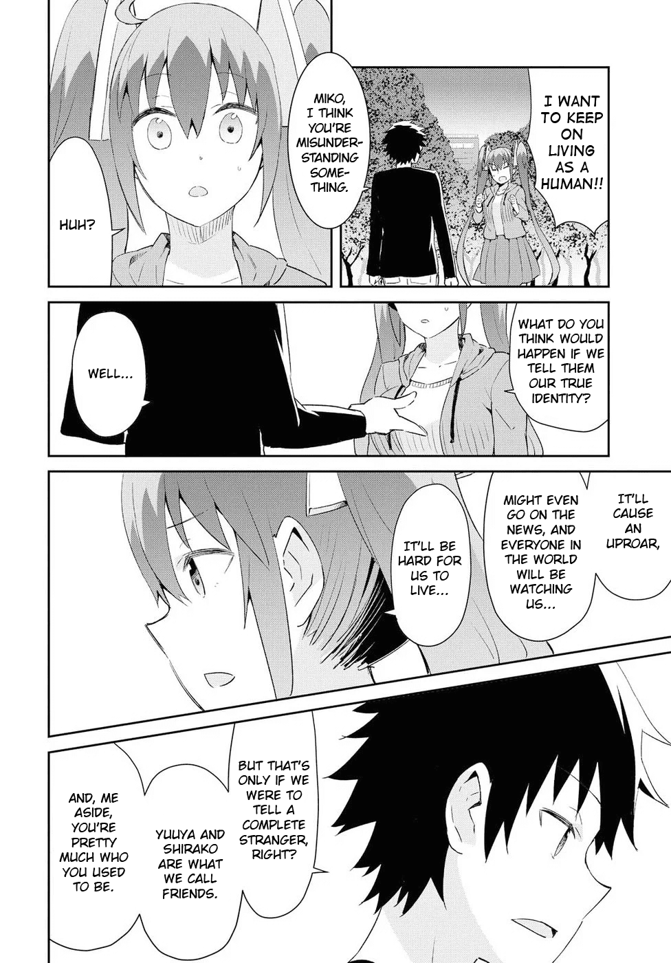 Dioti Manual ~Kamisamatachi no Ren'ai Daikou~ Chapter 18 page 8 - Chapter 18: Before the Confession