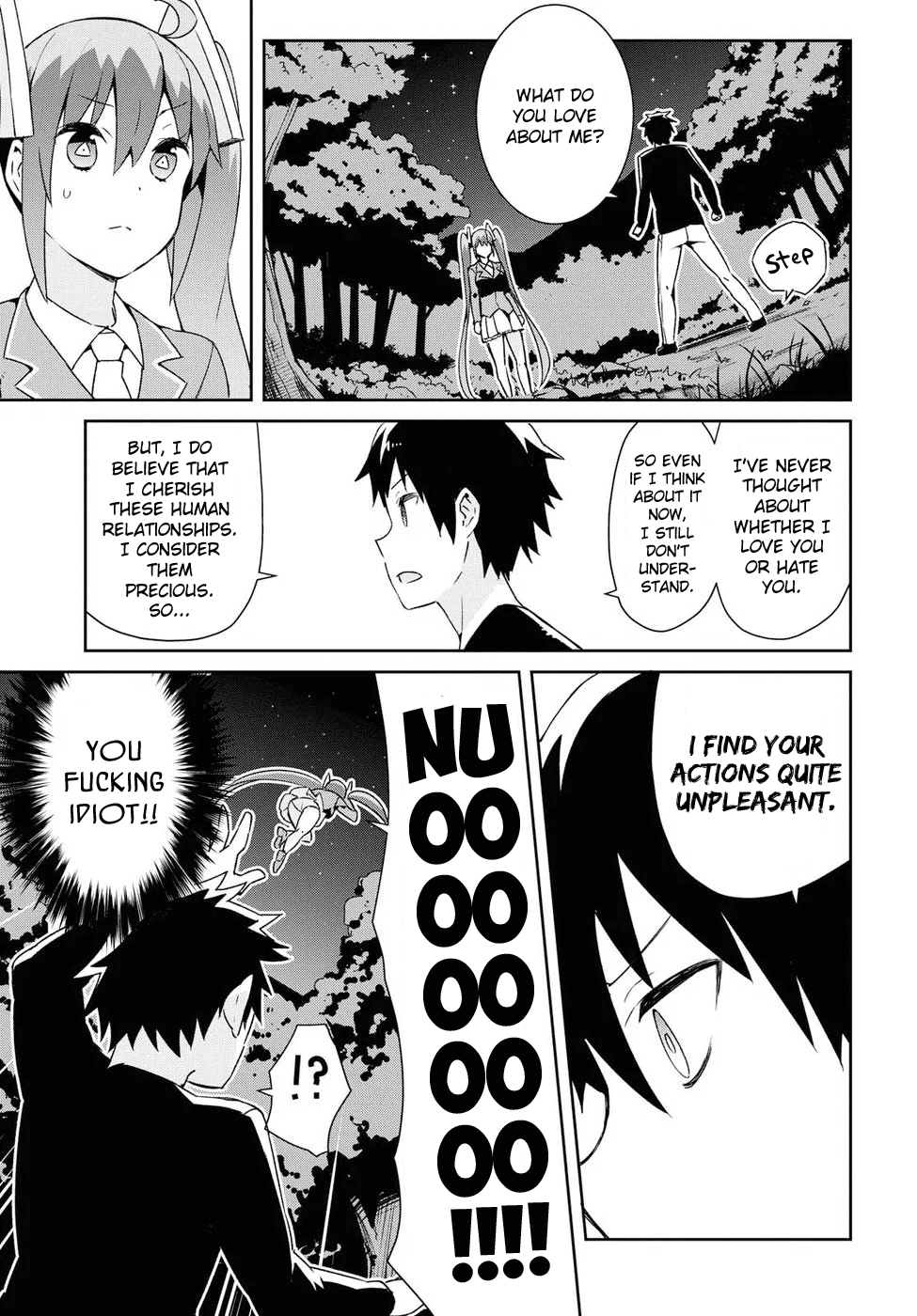 Dioti Manual ~Kamisamatachi no Ren'ai Daikou~ Chapter 22 page 5 - Chapter 22: Confession (Front)