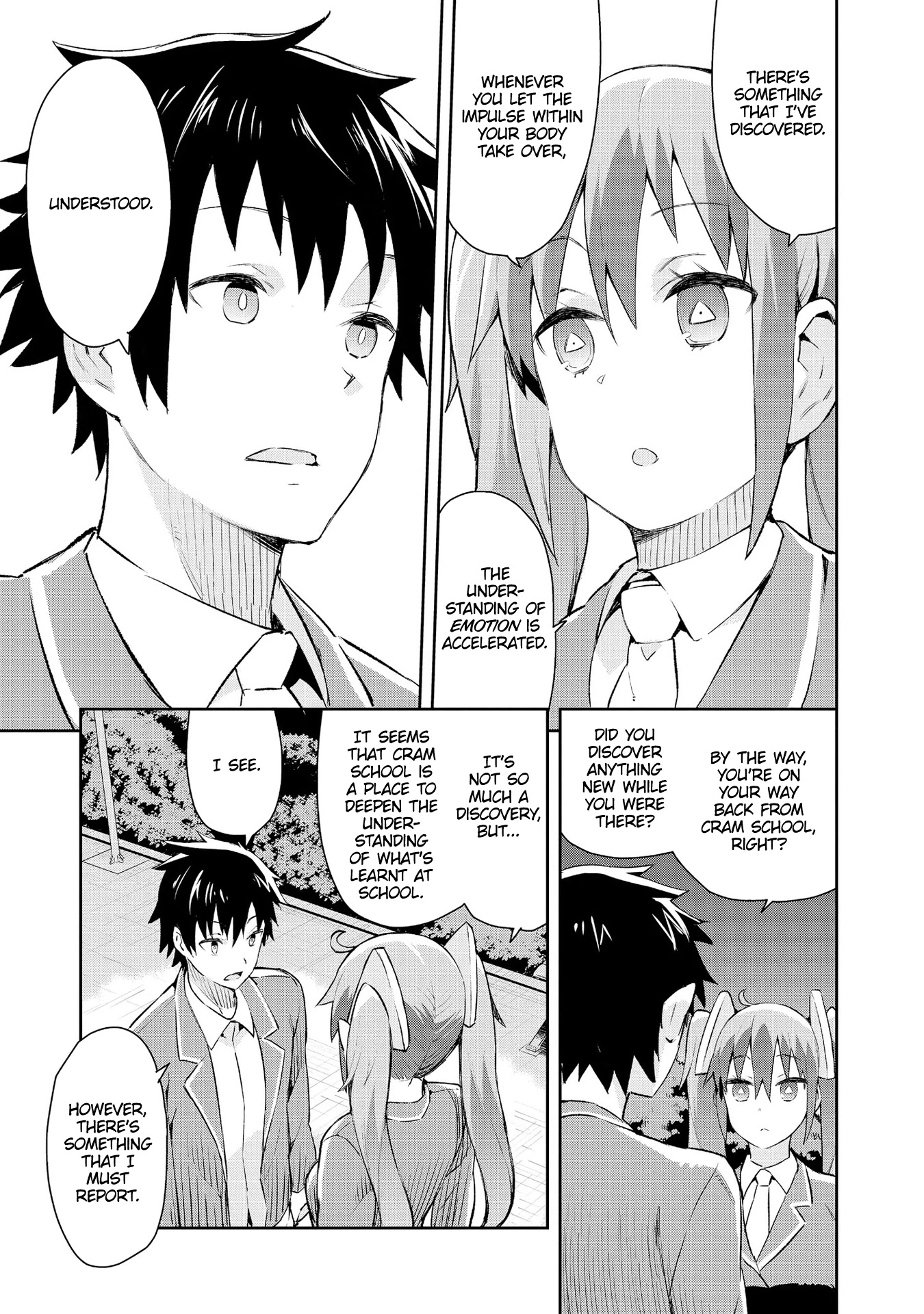 Dioti Manual ~Kamisamatachi no Ren'ai Daikou~ Chapter 4 page 1 - Chapter 4: He and She (Below)