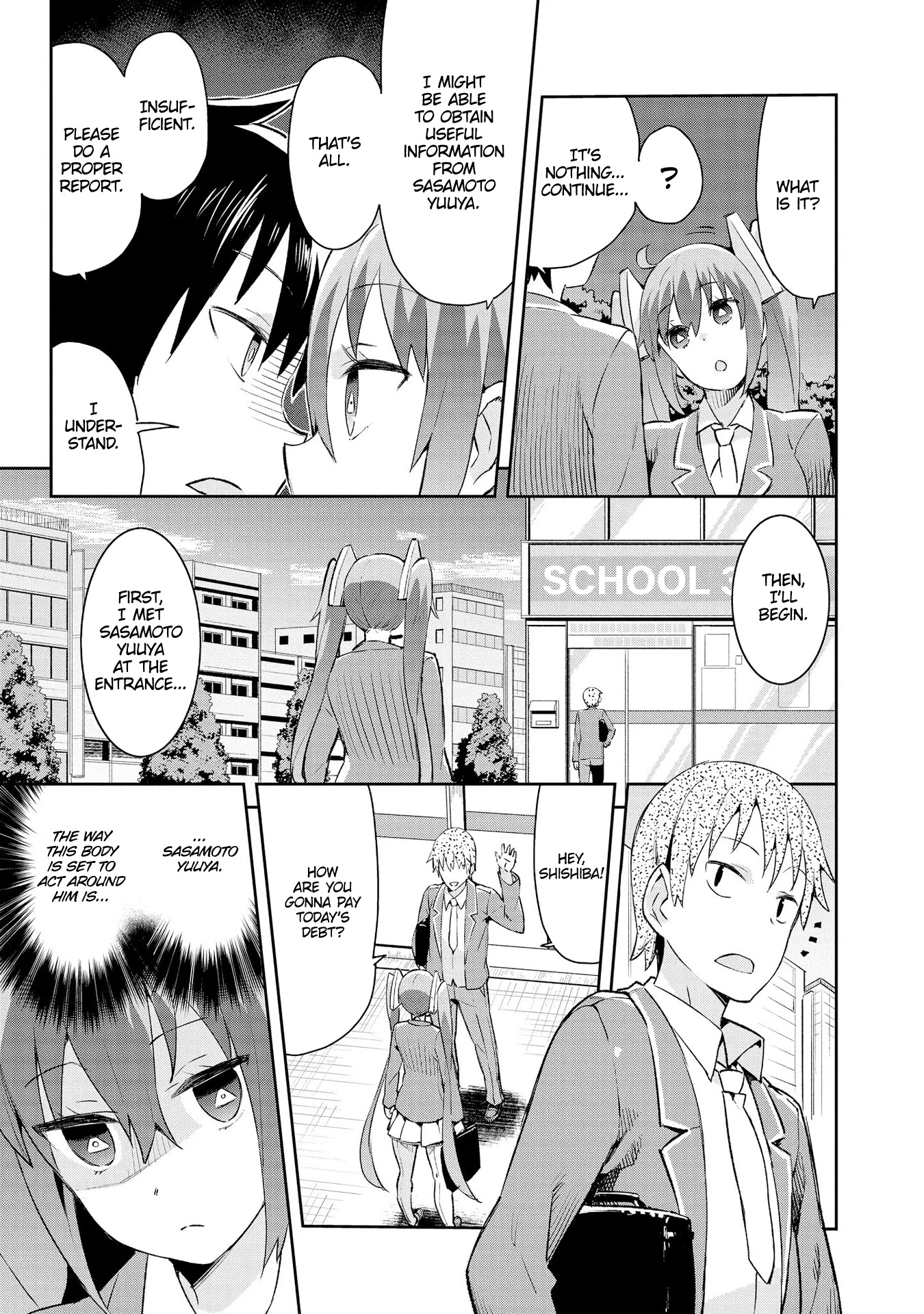 Dioti Manual ~Kamisamatachi no Ren'ai Daikou~ Chapter 4 page 3 - Chapter 4: He and She (Below)