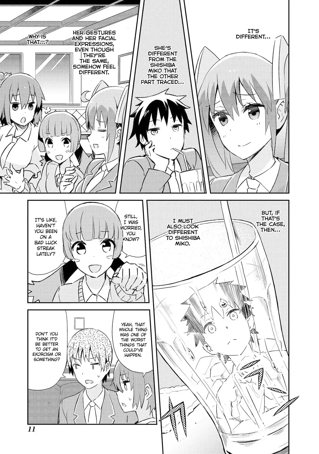 Dioti Manual ~Kamisamatachi no Ren'ai Daikou~ Chapter 8 page 14 - Chapter 8: Suspicion