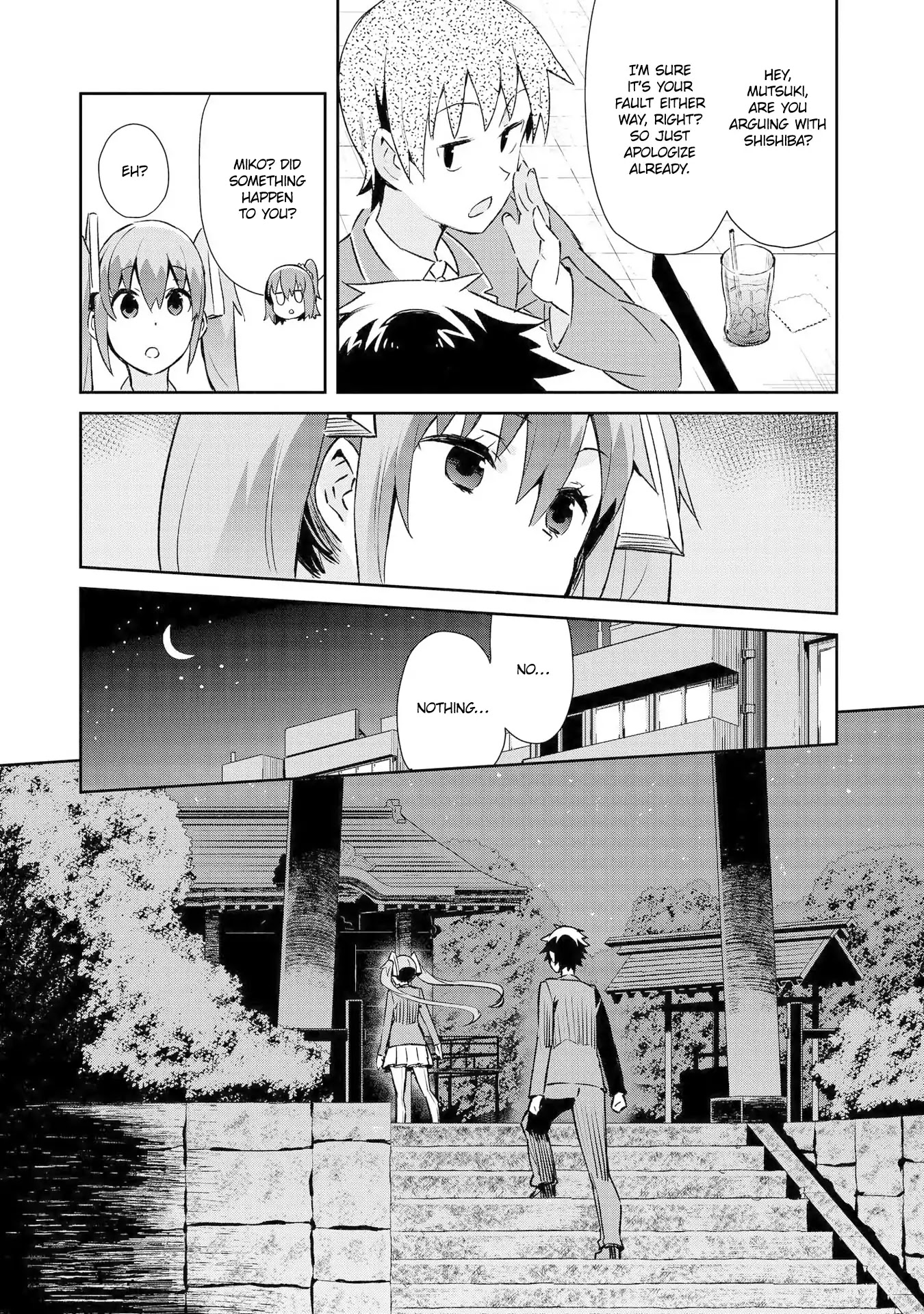 Dioti Manual ~Kamisamatachi no Ren'ai Daikou~ Chapter 8 page 16 - Chapter 8: Suspicion