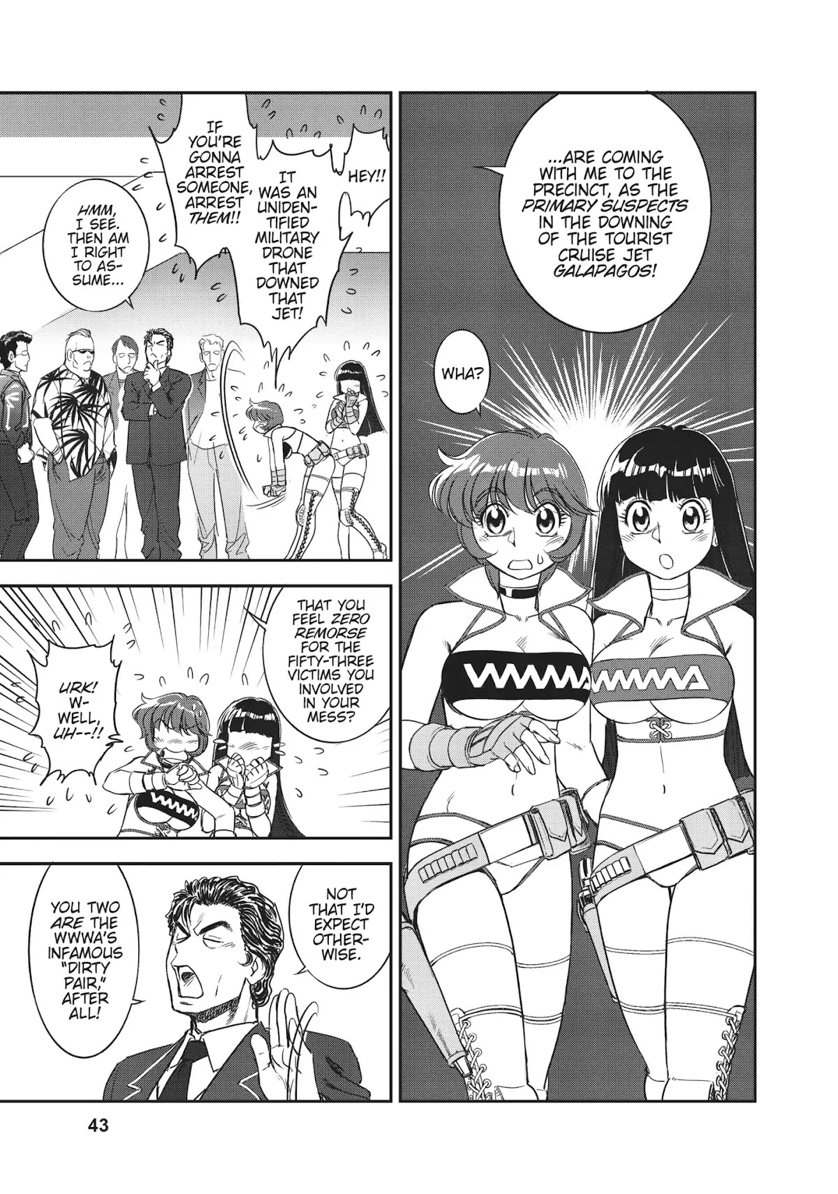 Dirty Pair (Hisao Tamaki) Chapter 1.0 page 37 - Vol.1 The Great Adventure of the Dirty Pair