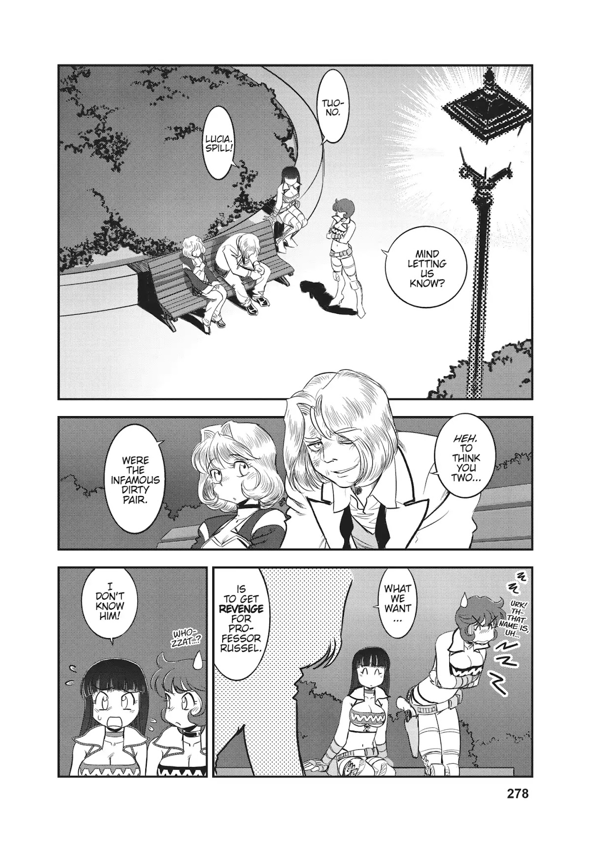Dirty Pair (Hisao Tamaki) Chapter 2.0 page 105 - Vol.2 The Case of the Backwater Murders