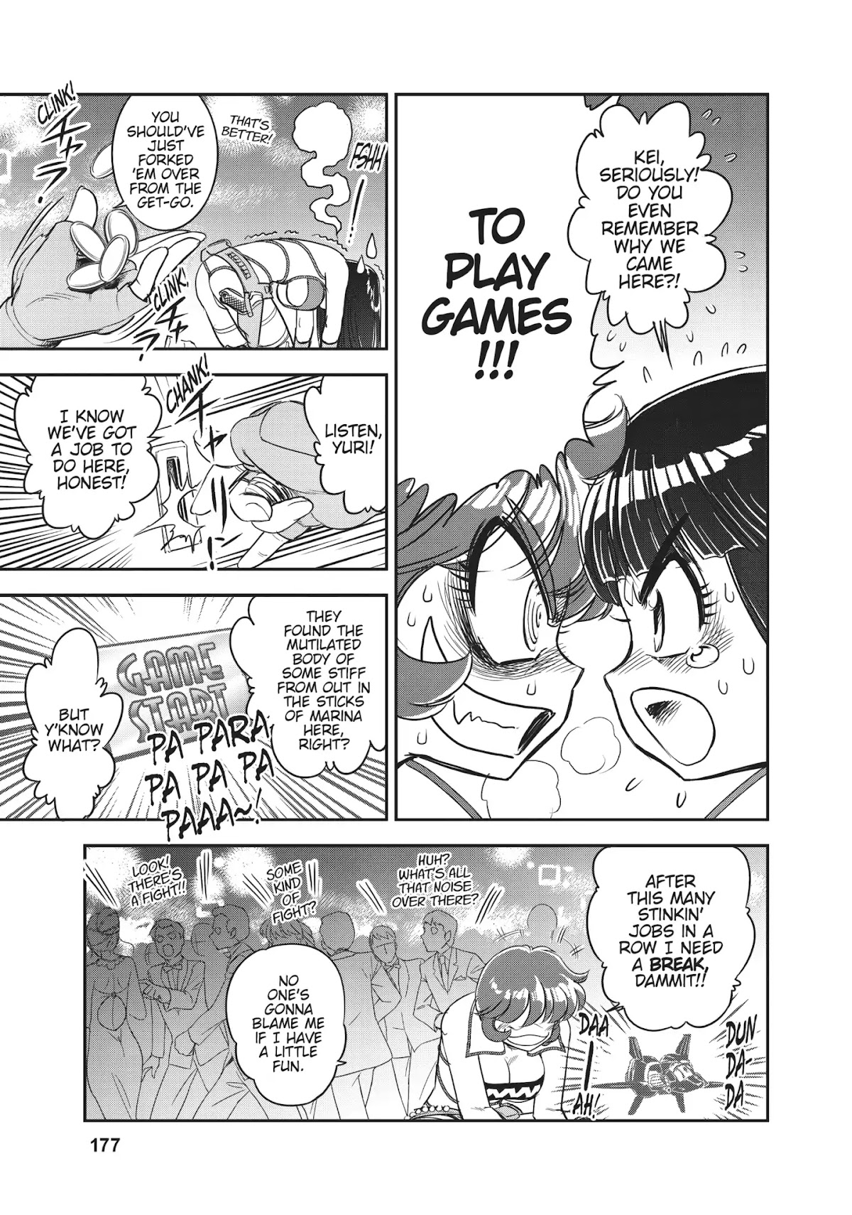 Dirty Pair (Hisao Tamaki) Chapter 2.0 page 12 - Vol.2 The Case of the Backwater Murders