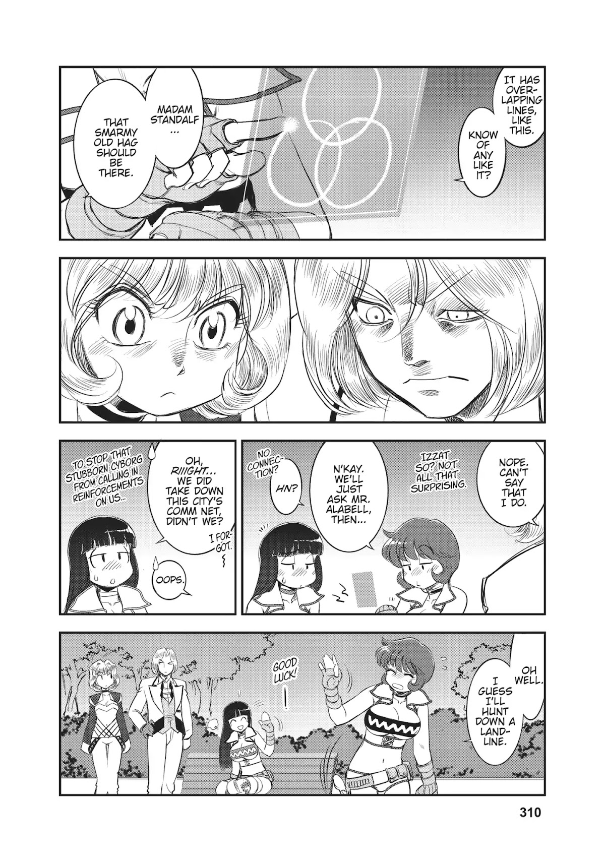 Dirty Pair (Hisao Tamaki) Chapter 2.0 page 135 - Vol.2 The Case of the Backwater Murders