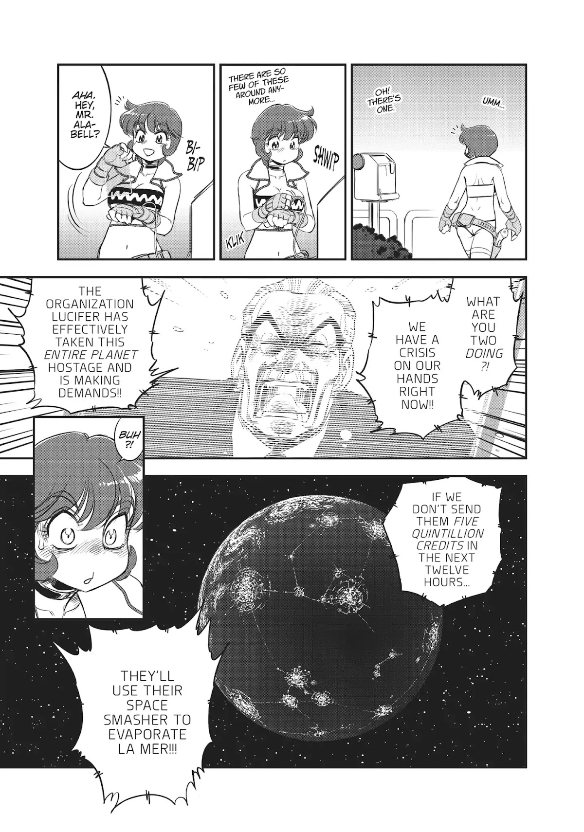 Dirty Pair (Hisao Tamaki) Chapter 2.0 page 136 - Vol.2 The Case of the Backwater Murders