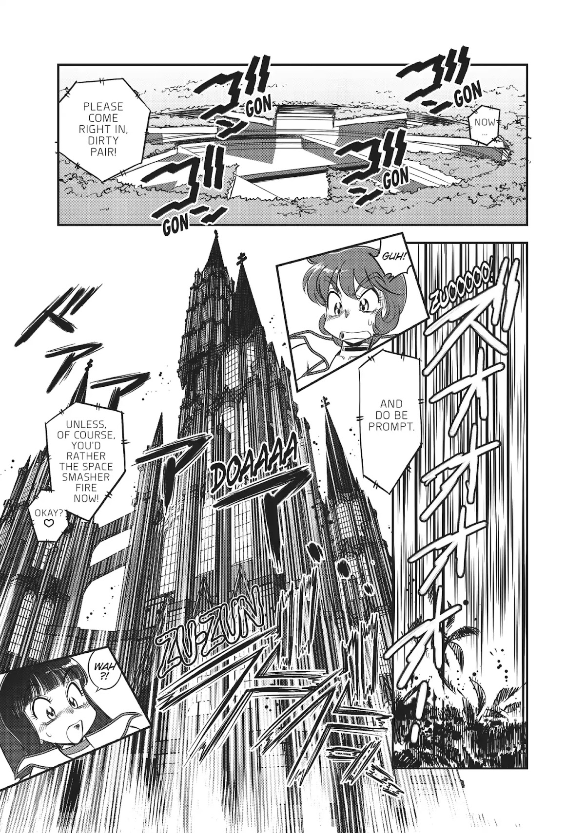 Dirty Pair (Hisao Tamaki) Chapter 2.0 page 160 - Vol.2 The Case of the Backwater Murders