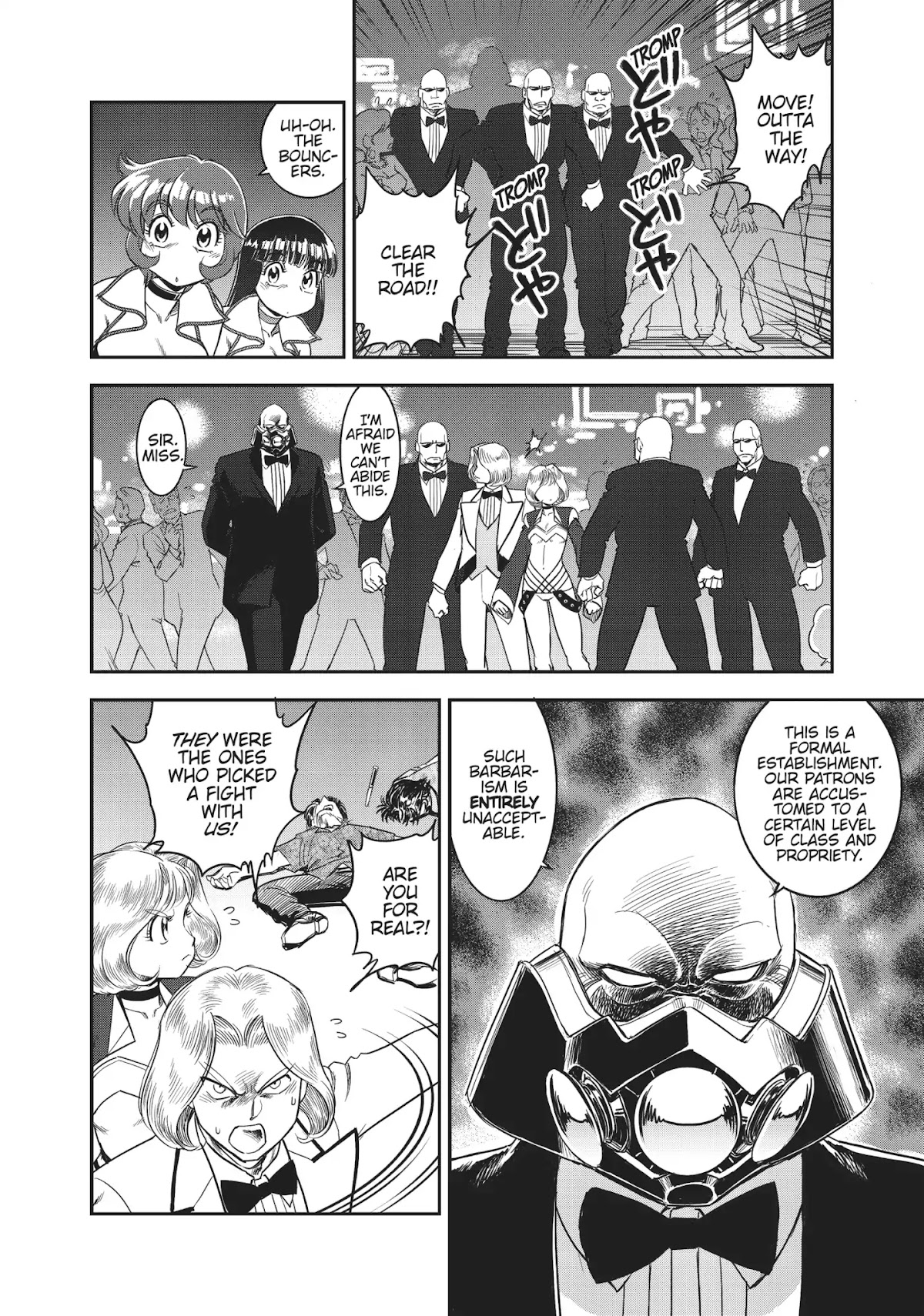Dirty Pair (Hisao Tamaki) Chapter 2.0 page 17 - Vol.2 The Case of the Backwater Murders