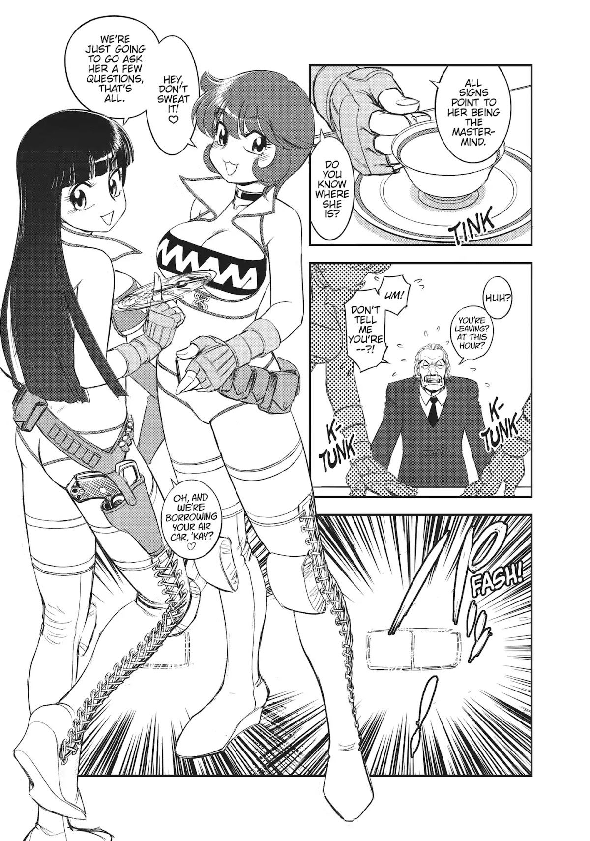 Dirty Pair (Hisao Tamaki) Chapter 2.0 page 62 - Vol.2 The Case of the Backwater Murders