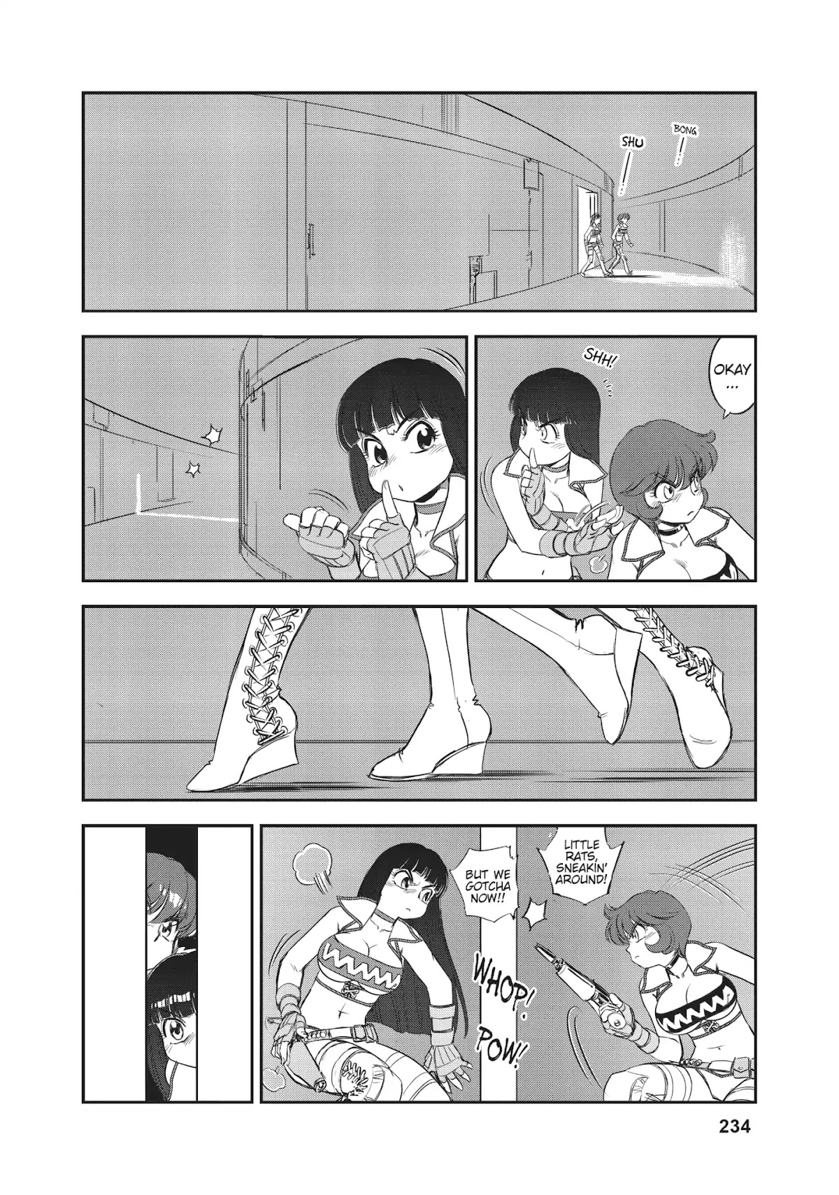 Dirty Pair (Hisao Tamaki) Chapter 2.0 page 67 - Vol.2 The Case of the Backwater Murders