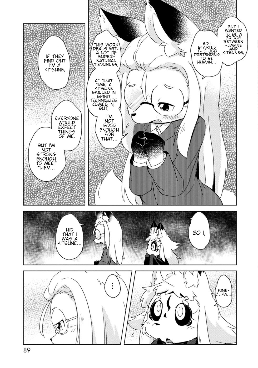 Disaster Fox Kuzure-chan Chapter 10 page 13 - Chapter 10: Fox's Secret