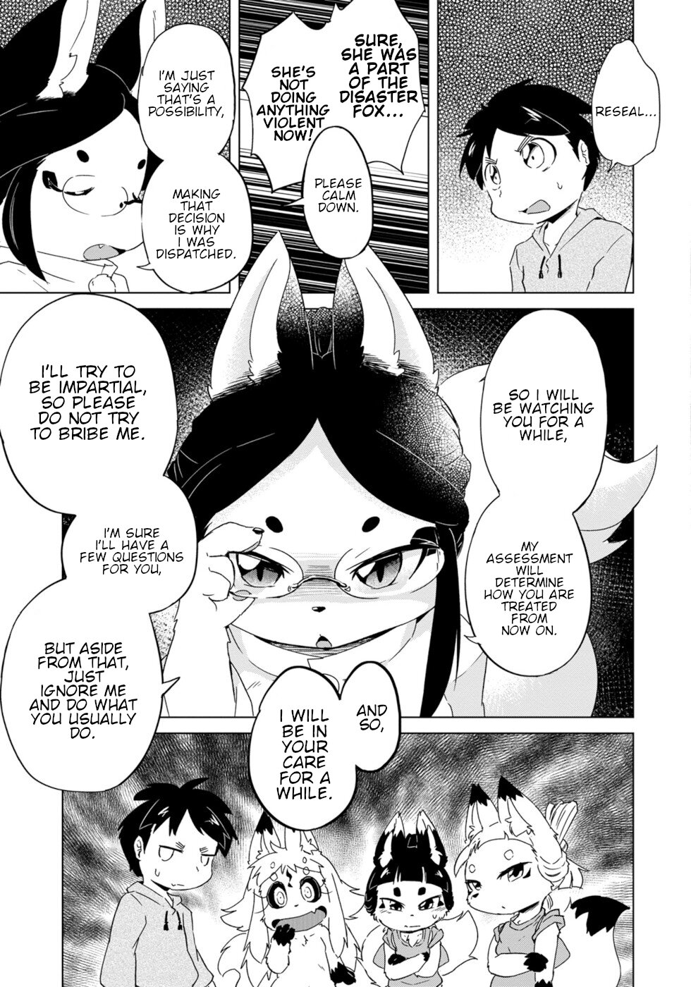 Disaster Fox Kuzure-chan Chapter 12 page 7 - Chapter 12: Inspector Fox