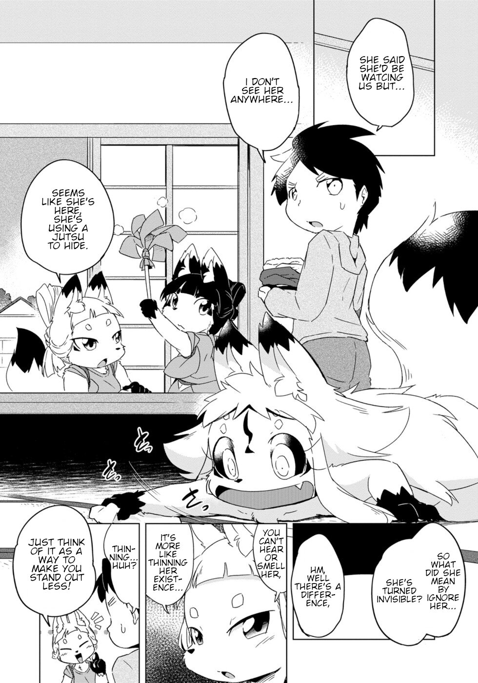 Disaster Fox Kuzure-chan Chapter 12 page 8 - Chapter 12: Inspector Fox