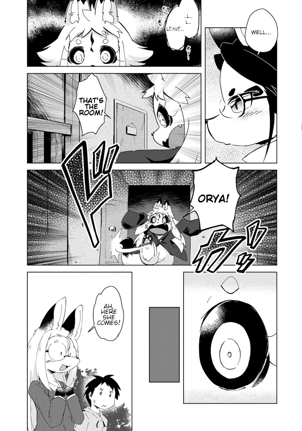 Disaster Fox Kuzure-chan Chapter 14 page 19 - Chapter 14: Working Fox