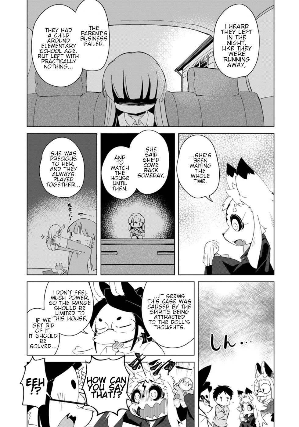 Disaster Fox Kuzure-chan Chapter 14 page 21 - Chapter 14: Working Fox