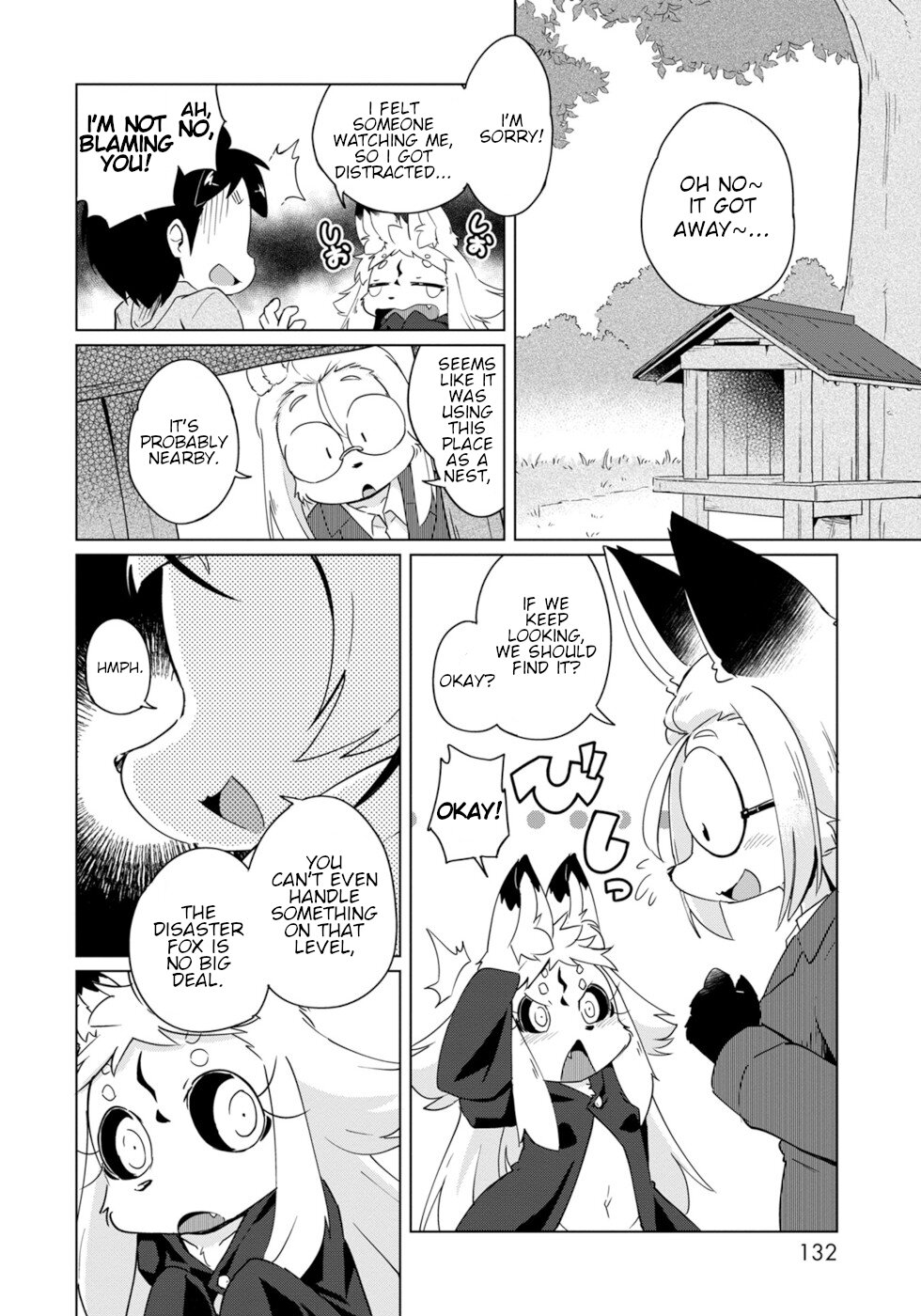 Disaster Fox Kuzure-chan Chapter 18 page 4 - Chapter 18: Rival? Fox