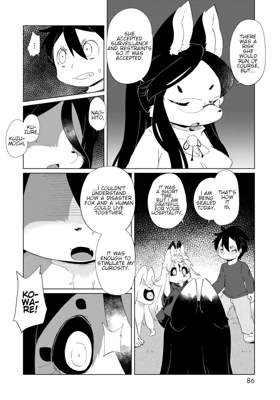 Disaster Fox Kuzure-chan Chapter 28 page 10 - Chapter 28: Goodbye Fox