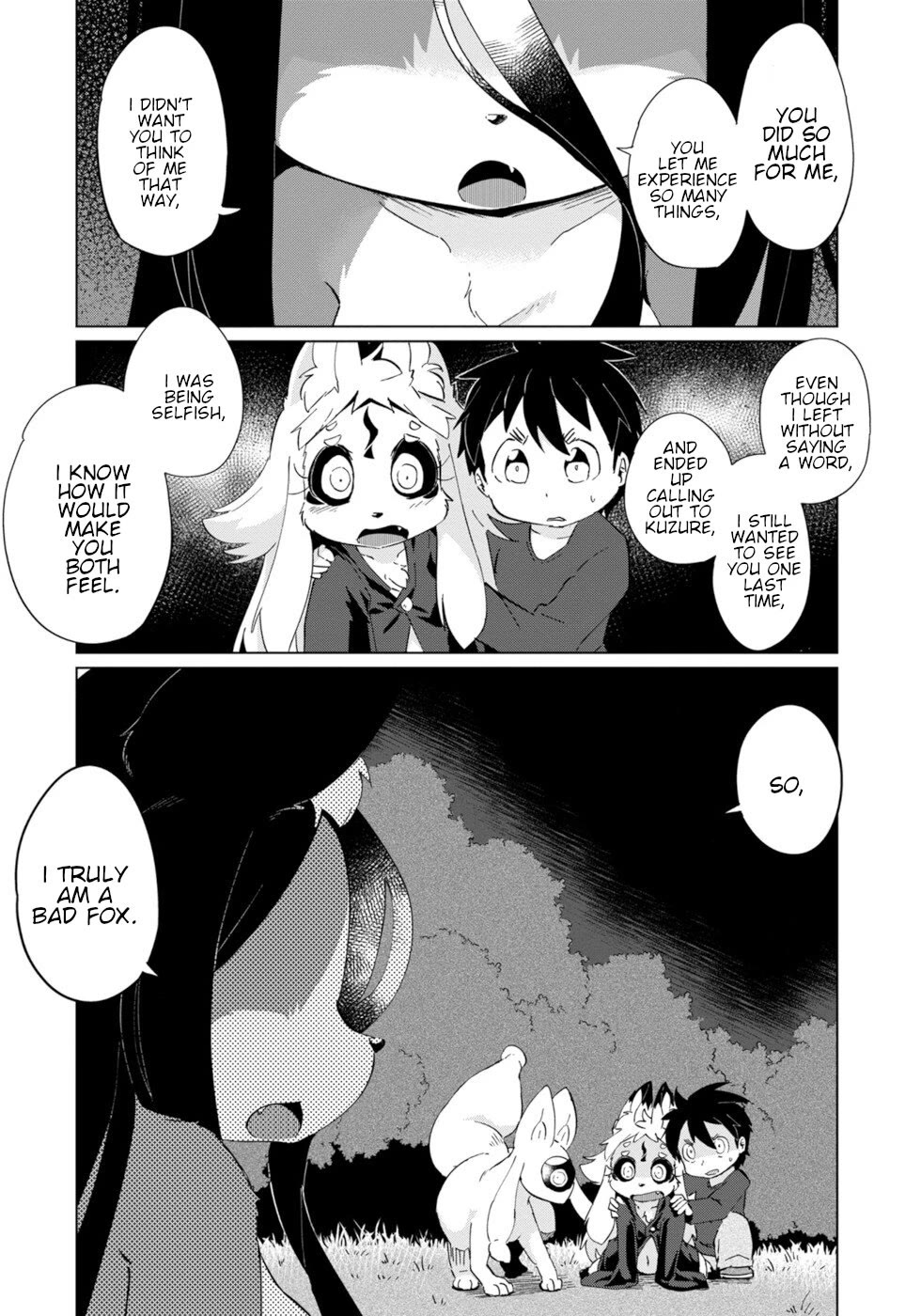 Disaster Fox Kuzure-chan Chapter 28 page 16 - Chapter 28: Goodbye Fox