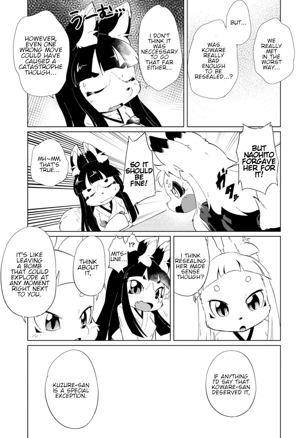Disaster Fox Kuzure-chan Chapter 29 page 9 - Chapter 29: Troubled Fox