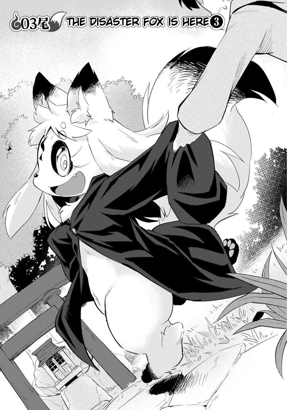 Disaster Fox Kuzure-chan Chapter 3 page 3 - Chapter 3: The Disaster Fox Is Here 3