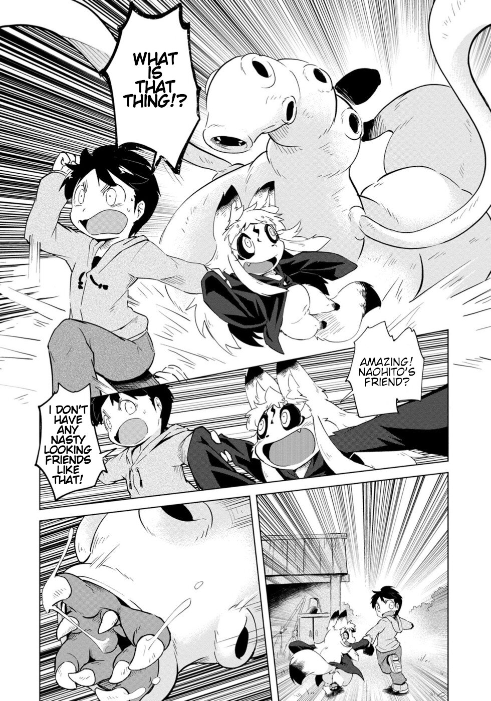 Disaster Fox Kuzure-chan Chapter 3 page 8 - Chapter 3: The Disaster Fox Is Here 3