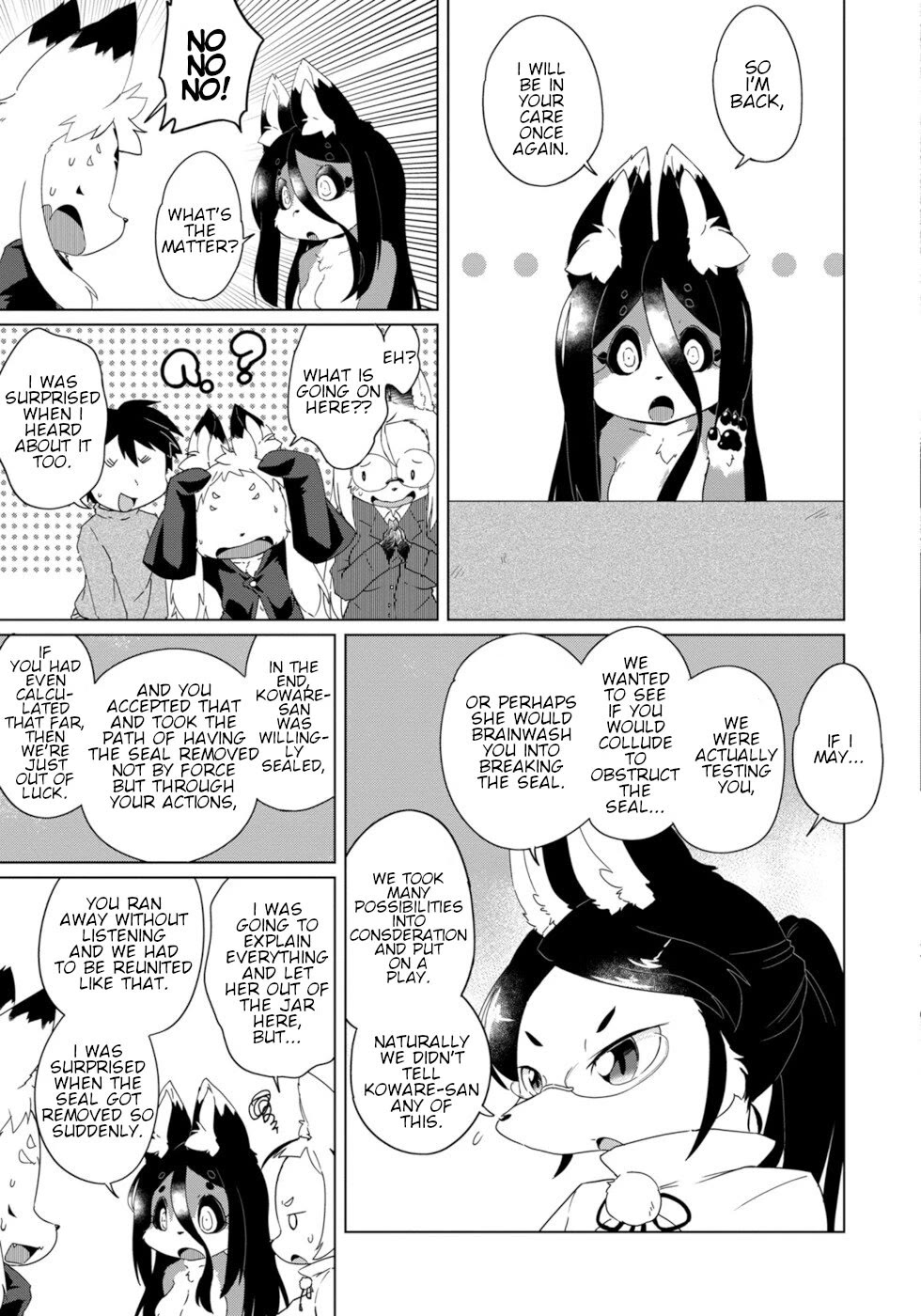 Disaster Fox Kuzure-chan Chapter 30 page 17 - Chapter 30: Fleeing Fox