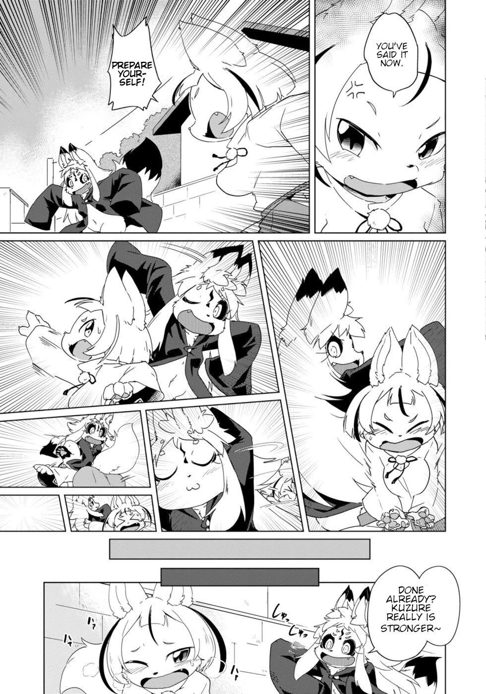 Disaster Fox Kuzure-chan Chapter 30 page 9 - Chapter 30: Fleeing Fox