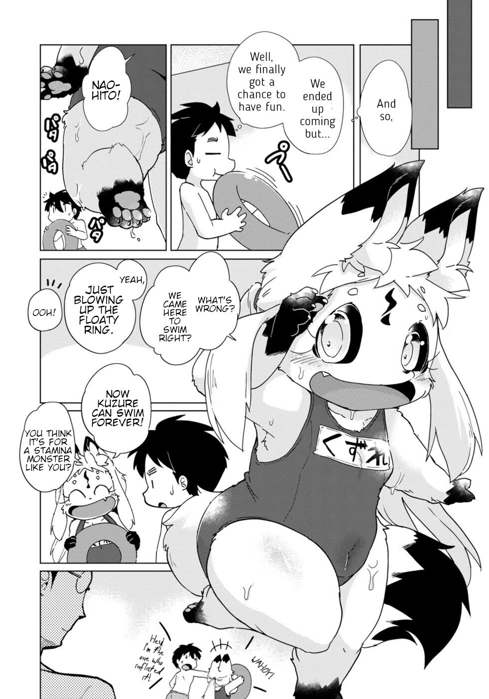 Disaster Fox Kuzure-chan Chapter 34 page 8 - Chapter 34: Fox-Sama's Vacation