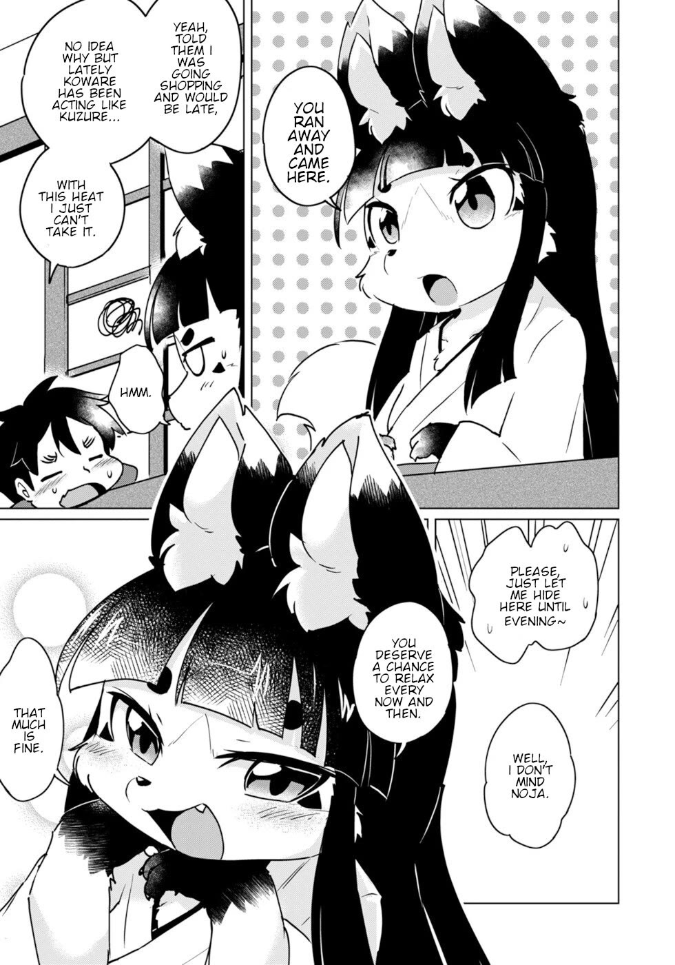 Disaster Fox Kuzure-chan Chapter 45 page 21 - Chapter 45: Considerate Fox