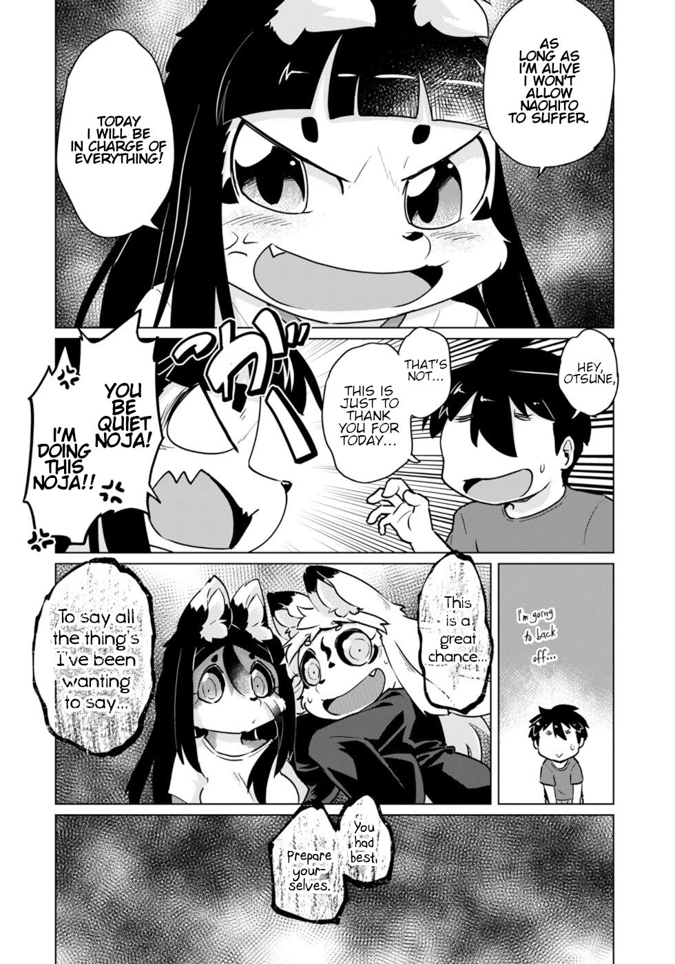 Disaster Fox Kuzure-chan Chapter 47 page 10 - Chapter 47: Wants to Be Spoiled Fox