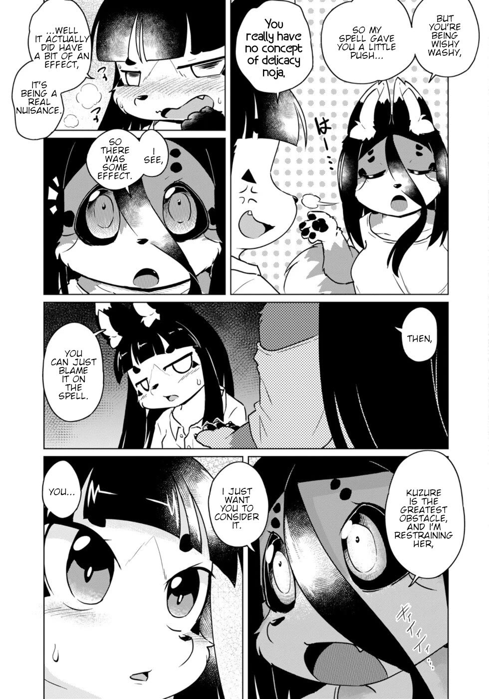 Disaster Fox Kuzure-chan Chapter 48 page 11 - Chapter 48: Wants To Be Spoiled Fox 2