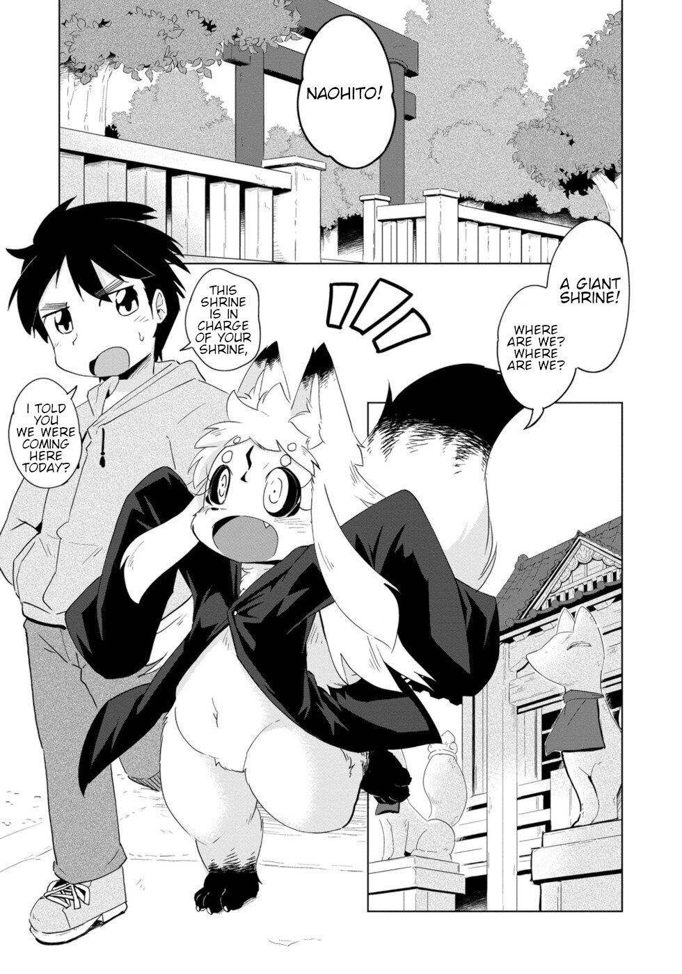 Disaster Fox Kuzure-chan Chapter 5 page 1 - Chapter 5: Disaster Fox And Guardian Kitsune