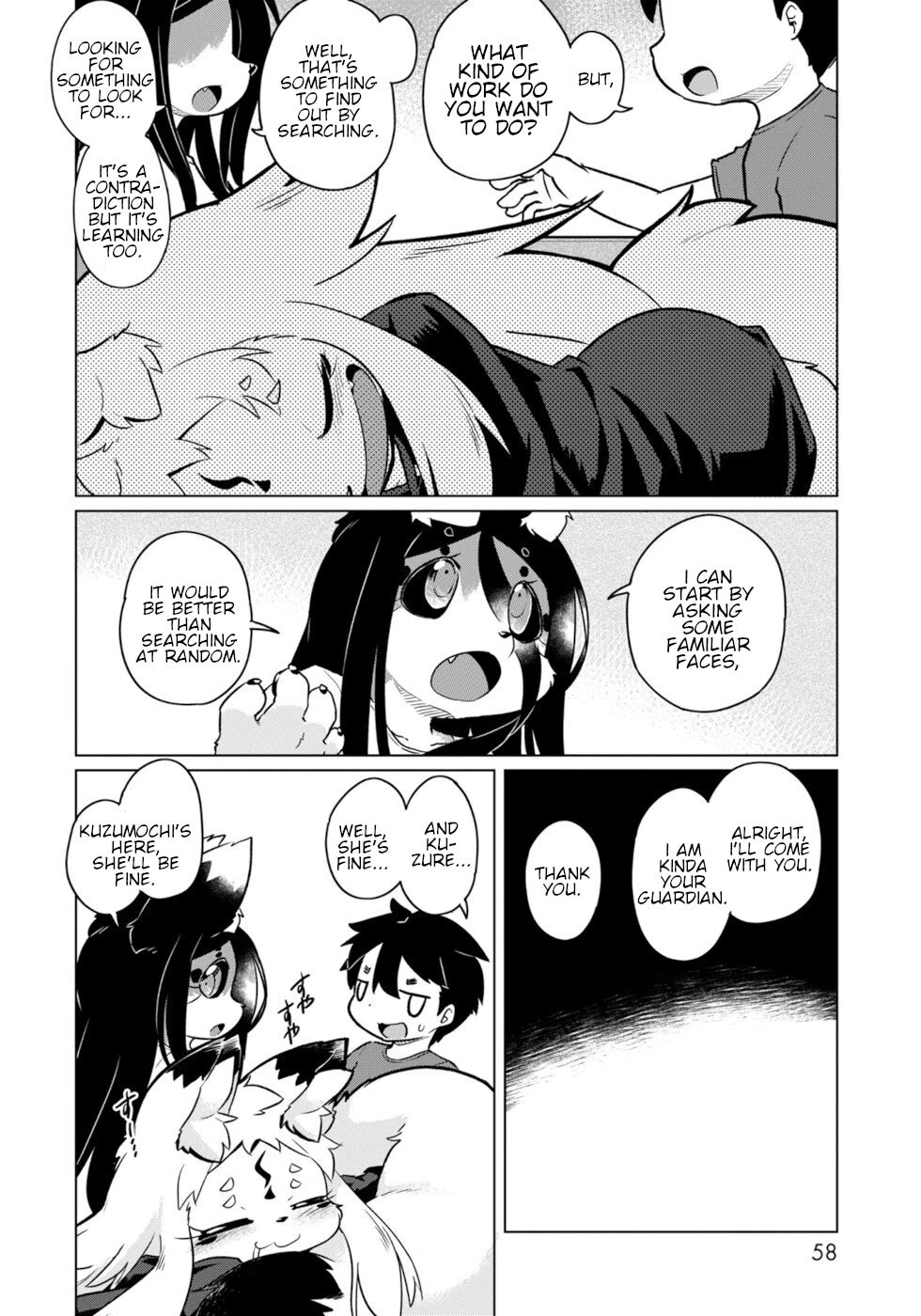 Disaster Fox Kuzure-chan Chapter 51 page 4 - Chapter 51: Job Hunting Fox