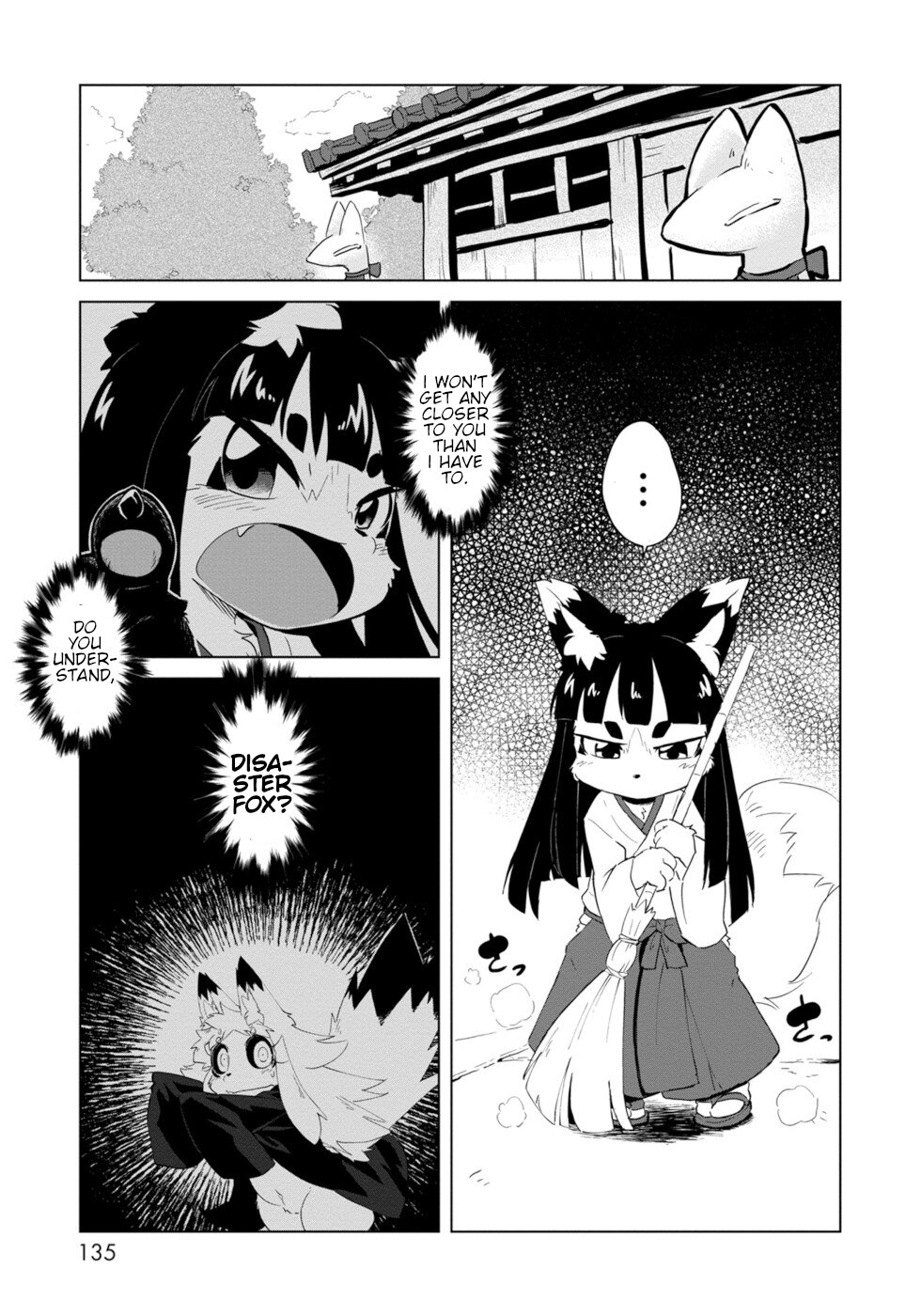 Disaster Fox Kuzure-chan Chapter 6 page 1 - Chapter 6: Disaster Fox And Guardian Kitsune 2