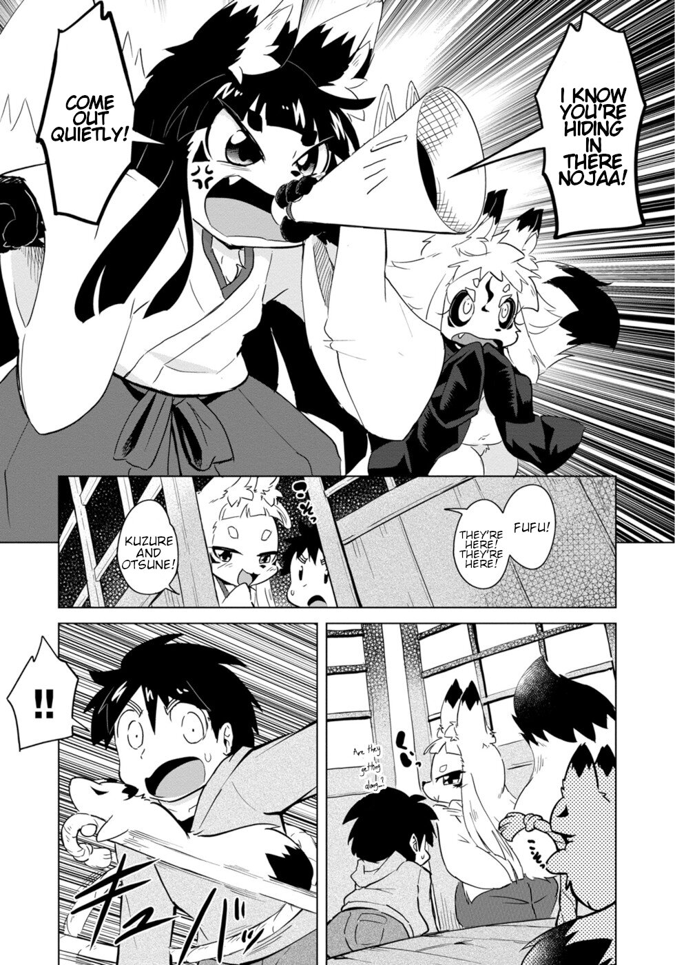 Disaster Fox Kuzure-chan Chapter 6 page 13 - Chapter 6: Disaster Fox And Guardian Kitsune 2
