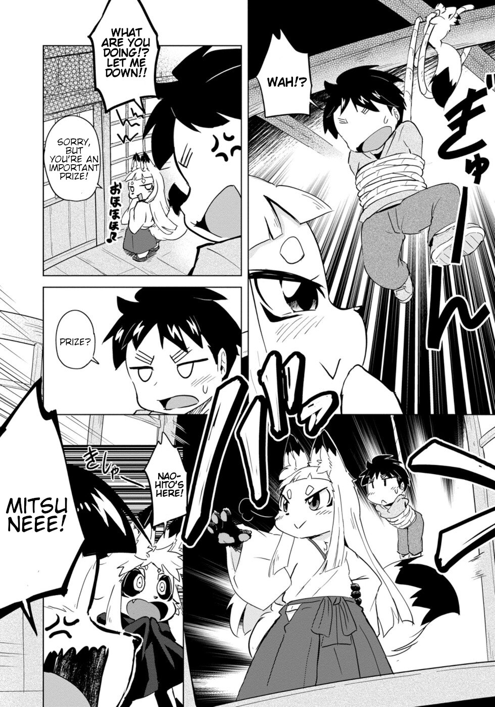 Disaster Fox Kuzure-chan Chapter 6 page 14 - Chapter 6: Disaster Fox And Guardian Kitsune 2