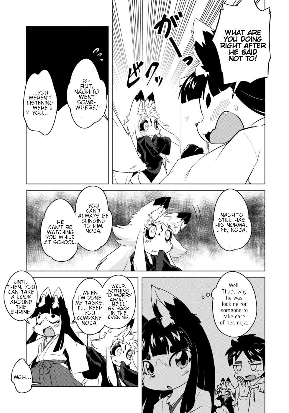 Disaster Fox Kuzure-chan Chapter 7 page 5 - Chapter 7: House Sitting Fox