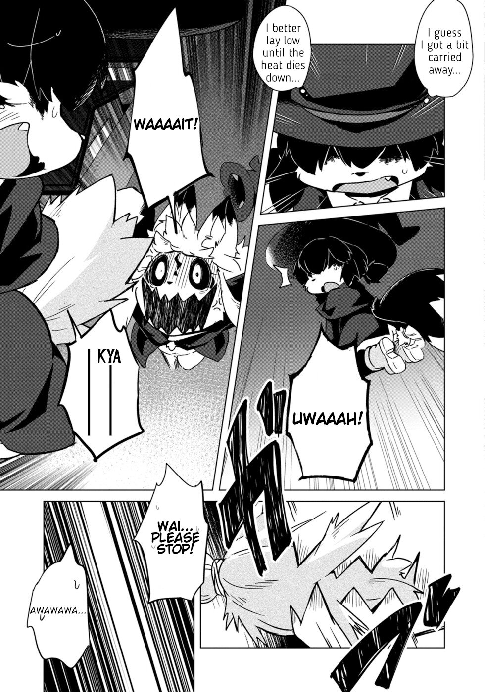 Disaster Fox Kuzure-chan Chapter 8 page 17 - Chapter 8: Halloween Fox