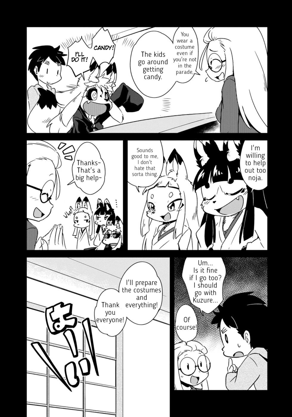Disaster Fox Kuzure-chan Chapter 8 page 5 - Chapter 8: Halloween Fox