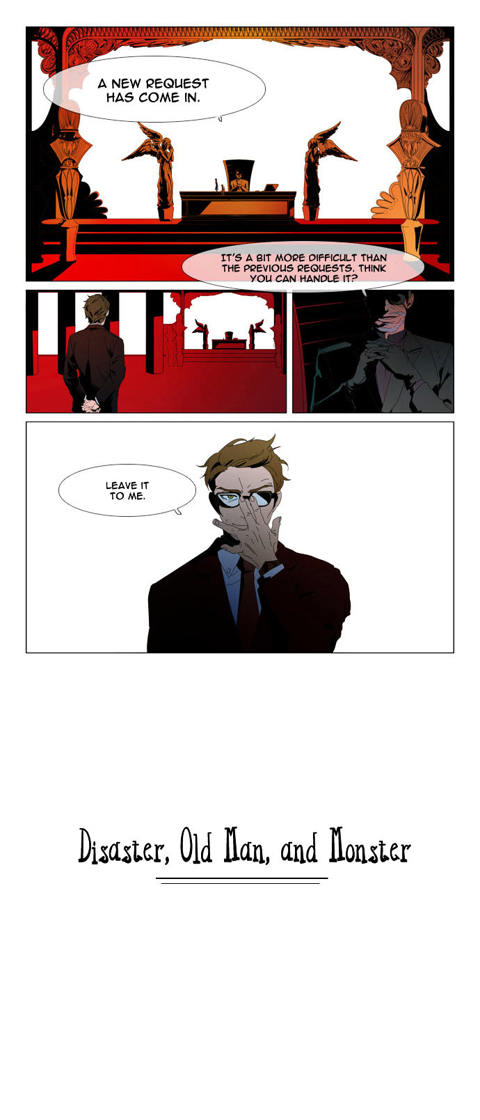 Disaster, Old Man and Monster Chapter 0 page 1 - Chapter 0 : [Oneshot]