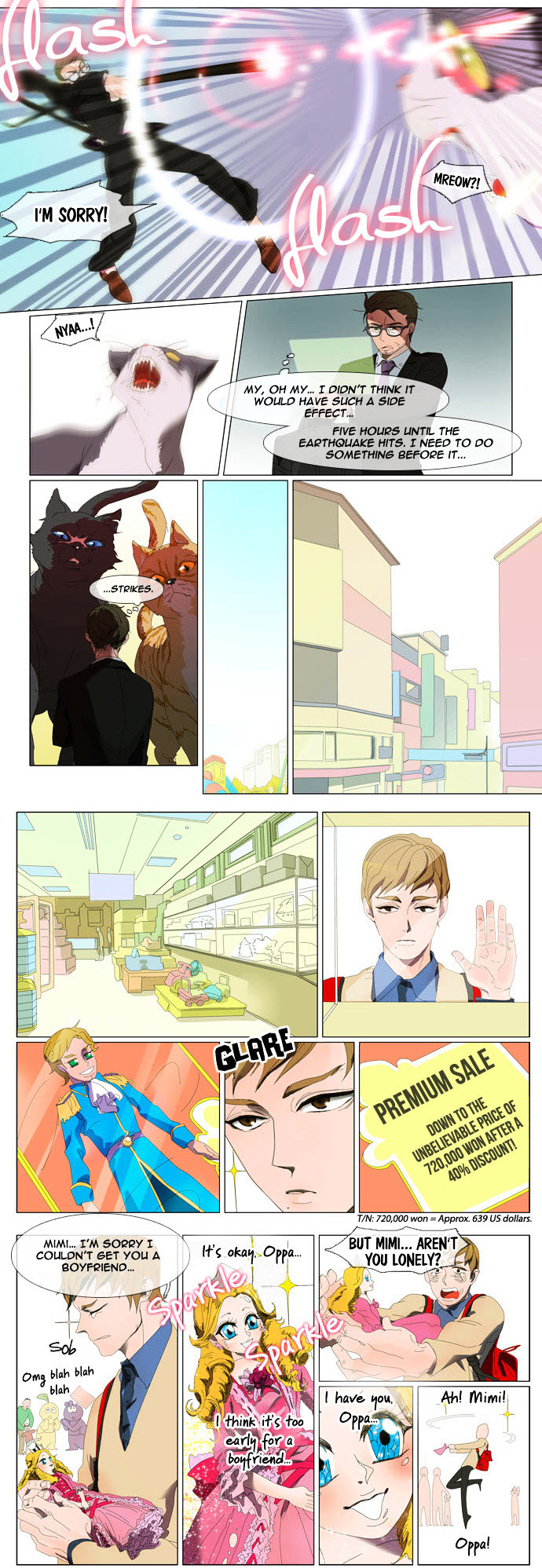 Disaster, Old Man and Monster Chapter 0 page 5 - Chapter 0 : [Oneshot]