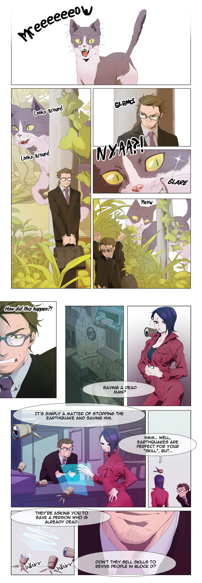 Disaster, Old Man and Monster Chapter 1 page 2 - Chapter 1
