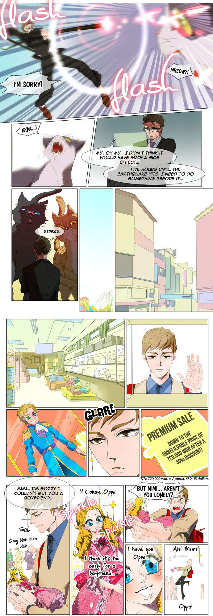 Disaster, Old Man and Monster Chapter 1 page 5 - Chapter 1