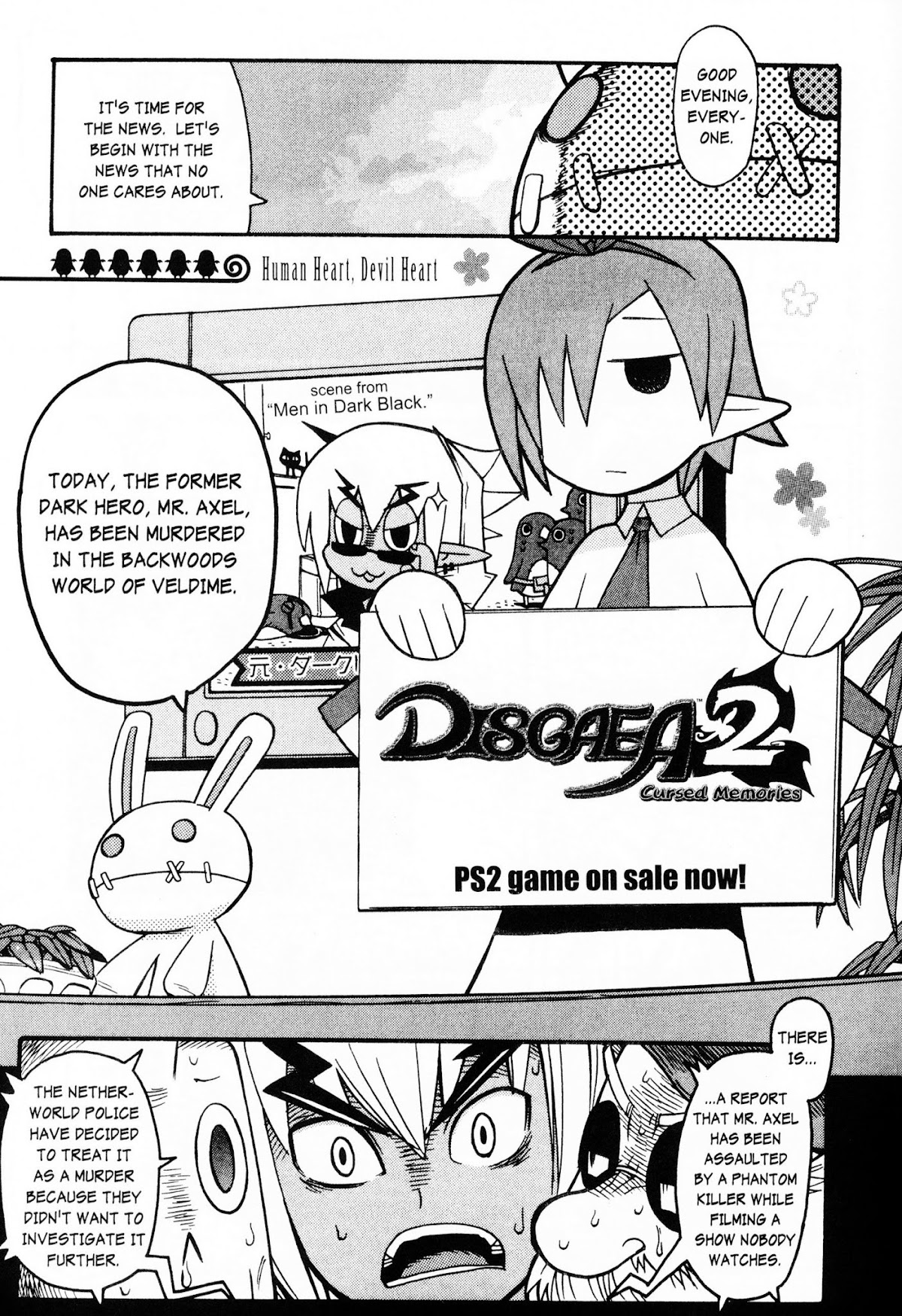 Disgaea 2: Cursed Memories Chapter 1.6 page 1 - Vol.1 Chapter 6: Human Heart, Devil Heart